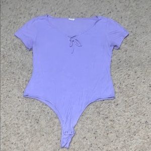 Garage purple t shirt bodysuit